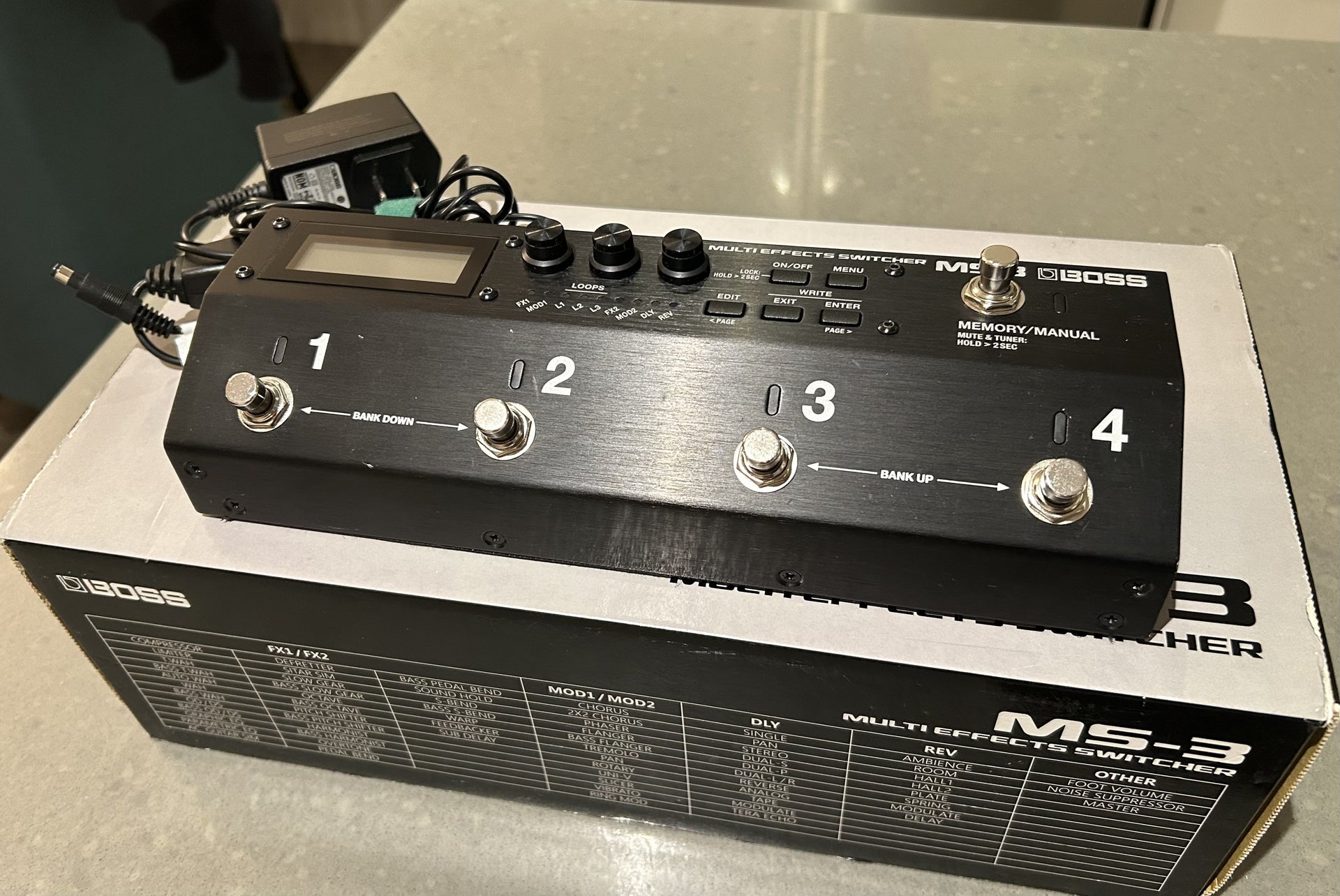 SOLD - Boss MS-3 Multi Effects Switcher | The Canadian Guitar Forum